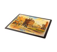 MOUSE MAT - The Town Clock, Stourbridge - Vintage Art Style