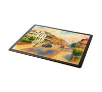 MOUSE MAT - The Town from Pier Approach, Clacton - Vintage Art Style