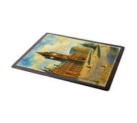 MOUSE MAT - The Town Hall & Albert Square, Manchester a - Vintage Art Style