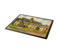 MOUSE MAT - The Town Hall & University College, Bangor - Vintage Art Style