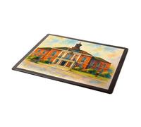 MOUSE MAT - The Town Hall, Wallington - Vintage Art Style