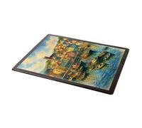 MOUSE MAT - The Town & Harbour, Brixham - Vintage Art Style