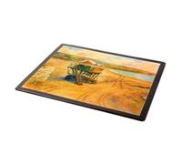 MOUSE MAT - The Tractor, Bigbury-on-Sea - Vintage Art Style
