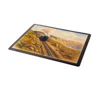 MOUSE MAT - The Train Nearing Snowdon - Vintage Art Style