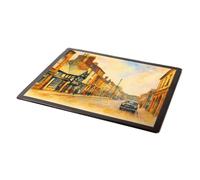 MOUSE MAT - The Tudor Rose, Castle St, Beaumaris - Vintage Art Style