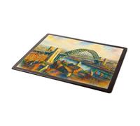 MOUSE MAT - The Tyne Bridge, Newcastle-on-Tyne - Vintage Art Style