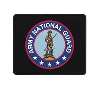 Mouse Mat The United States Army National Guard Anti-Slip Rubber Base Mouse Pad Soft Desk Pad For Home Office Laptop 25X30Cm