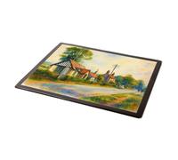 MOUSE MAT - The Village Hall, Bredon - Vintage Art Style