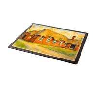 MOUSE MAT - The Village Hall, Osmaston - Vintage Art Style