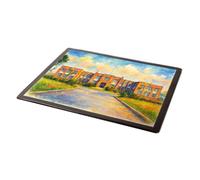 MOUSE MAT - The Village Hall, Silver End - Vintage Art Style