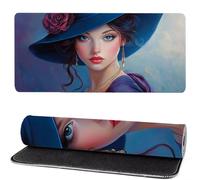 Mouse Mat The West 800x400x3mm, Mouse Pad Large Girl, Desk Accessories, Extra Large Size Improve Mobility Accuracy and Speed, Desk Pad with Non Slip Base and Stitched Edge for Office/Gaming MM-525