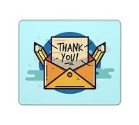 Mouse Mat There Is A Thank You Letter In The Envelope Stitched Edges Mouse Pad Improves Speed And Precision Gaming Mousepad For Pc Computer Work 25X30Cm