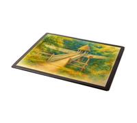MOUSE MAT - Three Ends Bridge, St Ann's, Moffat - Vintage Art Style