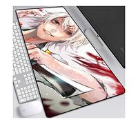 Mouse Mat Tokyo Ghoul Speed Gaming Mouse Pad | 700 x 300mm | 3mm-Thick Base | XL Mousepad | Multipurpose Mouse Mat | Perfect precision and speed,A