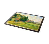MOUSE MAT - Town from the Recreation Ground Wiveliscombe - Vintage Art Style