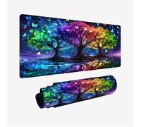 Mouse Mat Tree Mouse Pad Large 700x300mm, Desk Mat Colorful Mousepad, Desk Pad with Non-Slip Base, Extended Waterproof Mousemat, Stitched Edges Keyboard Matt, Home Office Accessories, Gifts H2-765