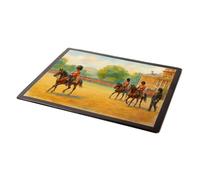 MOUSE MAT - Trooping of the Colour Ceremony Horse Guards - Vintage Art Style