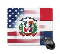 Mouse Mat U S Dominican Republic Flag Printed Portable Mousepad Comfortable Mouse Pad For Computer Typing Home 25X30cm