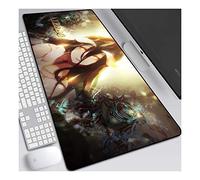 Mouse Mat Undead Overlord Anime Extended XXL Mousepad,Speed Gaming Mouse Mat,800x300mm Large Anime Mousepad with Non-Slip Rubber Base,3mm Stitched Edges,for computer PC,A