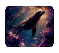 Mouse Mat Underwater Sea Lion Swim Mousepads Stitched Edge Mousepad Waterproof Mouse Pad For Office And Home Gaming Laptop L