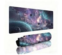 Mouse Mat Universe xxl 700x300x3mm Desk Pad Beautiful Gaming Mouse Mat with Waterproof Surface Wear-Resistant,Durable,Non-Slip Rubber Base Improves Speed and Accuracy for Christmas Decorations W1-306