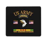 Mouse Mat Us 101st Division Vietnam Veteran Gaming Mouse Pad Work 25x30cm