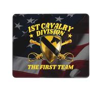 Mouse Mat Us First Cavalry Division The First Team Mouse Pad Mat Computer