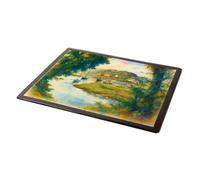 MOUSE MAT - View Through the Trees, Abersoch - Vintage Art Style