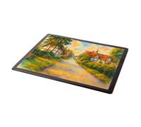 MOUSE MAT - Village Street, Little Comberton - Vintage Art Style