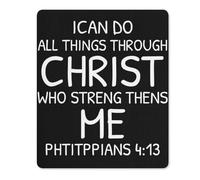 Mouse Mat Vintage Christ Jesus Improves Speed And Precision Mouse Pad Anti-Slip Rubber Base Desk Pad For Work Office Pc 25X30Cm