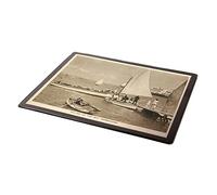 MOUSE MAT - Vintage Lancashire - Sailing on the Bay, Morecambe