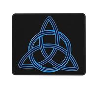 Mouse Mat Vintage Triquetra Trinity Knot Symbol Writing Mat Portable Small Computer Mouse Mat, For Study, Office, Home, Laptop, 25x30cm