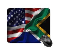 Mouse Mat Vs South African Afflag Combo Stitched Edges Gaming Mousepad Improves Speed And Precision Mouse Pad For Pc Home Office 25X30Cm