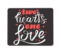 Mouse Mat Wedding Lettering Two Hearts Gaming Mouse Pad Game 25x30cm