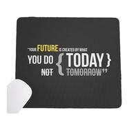 Mouse Mat What You Do Today 2Pcs Mousepads Durable Mouse Pad Rubber Base Mousepad For Laptop Computers Work S