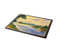 MOUSE MAT - Where the Tanar meets the Dee, Aboyne - Vintage Art Style