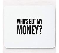 Mouse Mat Who'S Got My Money Mice Pad Waterproof Desk Mat Stitched Edge Mousepad For Work Laptop Gaming M