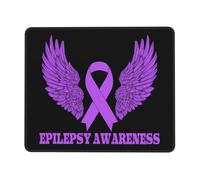 Mouse Mat Wing Epilepsy Awareness Mousepads Durable Mice Pad Square Mouse Pad For Computers Office And Home Gaming M
