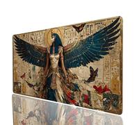 Mouse Mat Wing Large Gaming Mouse Pad 32x16x0.12Inches, Desk Mat Large as Mousepad for Laptop Desktop Pc Gaming Keyboard Improve Accuracy and Speed, Egypt Mousemat for Desk Decor Gifts Model-5085