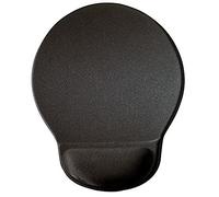 Durable Mouse Mat with Gel Wrist Support in Anthracite Grey, 230 x 260mm, Pack of 1, Mouse Pad That Provides Comfortable Wrist Support