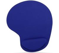 Mouse Mat with Wrist Rest Support, Ergonomic Gel Mouse Pad, Anti-Slip Comfort - Washable Mice Pad mat for Computer, office, PC, gaming and Laptop, Suitable for Laser and Optical Mouse. (Blue)