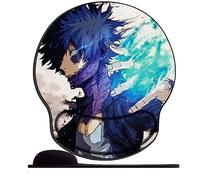 Mouse Mat with Wrist Support anime my hero academia Sty64 Ergonomic Mouse Pad with Silicone Comfort Gel Gaming Mousepad with Non-Slip PU Base for Computer Laptop Office&Home
