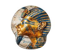 Mouse Mat with Wrist Support, Ergonomic Mouse Pad Wrist Support and Non-Slip PU Base, Durable, Washable, Gaming Mat for PC Laptop Computer Optical and Laser Mice - Egypt Z-O2