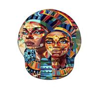 Mouse Mat with Wrist Support, Ergonomic Mouse Pad Wrist Support and Non-Slip PU Base, Durable, Washable, Gaming Mat for PC Laptop Computer Optical and Laser Mice - Egypt Z-O2