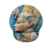 Mouse Mat with Wrist Support, Ergonomic Mouse Pad Wrist Support and Non-Slip PU Base, Durable, Washable, Gaming Mat for PC Laptop Computer Optical and Laser Mice - Egypt Z-O2