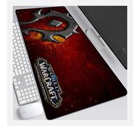 Mouse Mat World of Warcraft 900X400mm Mouse Pad,Perfect precision and speed Gaming Mouse Mat with 3mm-Thick Base,for notebooks, PC, Q