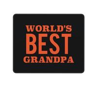 Mouse Mat World'S Greatest Grandpa Mouse Pad Waterproof Mousepad Square Desk Mat For Office And Home Work Gaming L