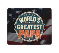 Mouse Mat World's Greatest Papa Mouse Pad Work 25x30cm
