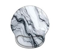 Mouse Mat Wrist Support, Gel Ergonomic Mouse Pads, Mousepad Wrist Rest with Non-Slip PU Base, Waterproof Surface Mousemat Wrist Support for Computer, Laptop, Office, Home and Travel - Grey Z-O149