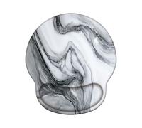 Mouse Mat Wrist Support, Gel Ergonomic Mouse Pads, Mousepad Wrist Rest with Non-Slip PU Base, Waterproof Surface Mousemat Wrist Support for Computer, Laptop, Office, Home and Travel - Grey Z-O149